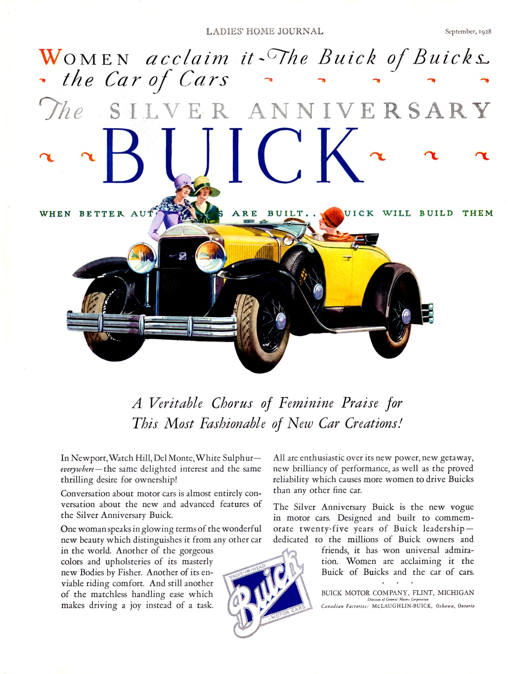 1929 Buick Auto Advertising